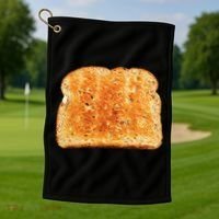 Toast Bread Costume  Funny halloween Golf Towel thumb 1