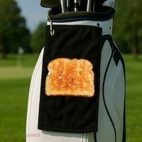Toast Bread Costume  Funny halloween Golf Towel thumb 2