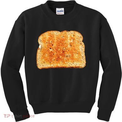 Toast Bread Costume  Funny halloween Kids Sweatshirt