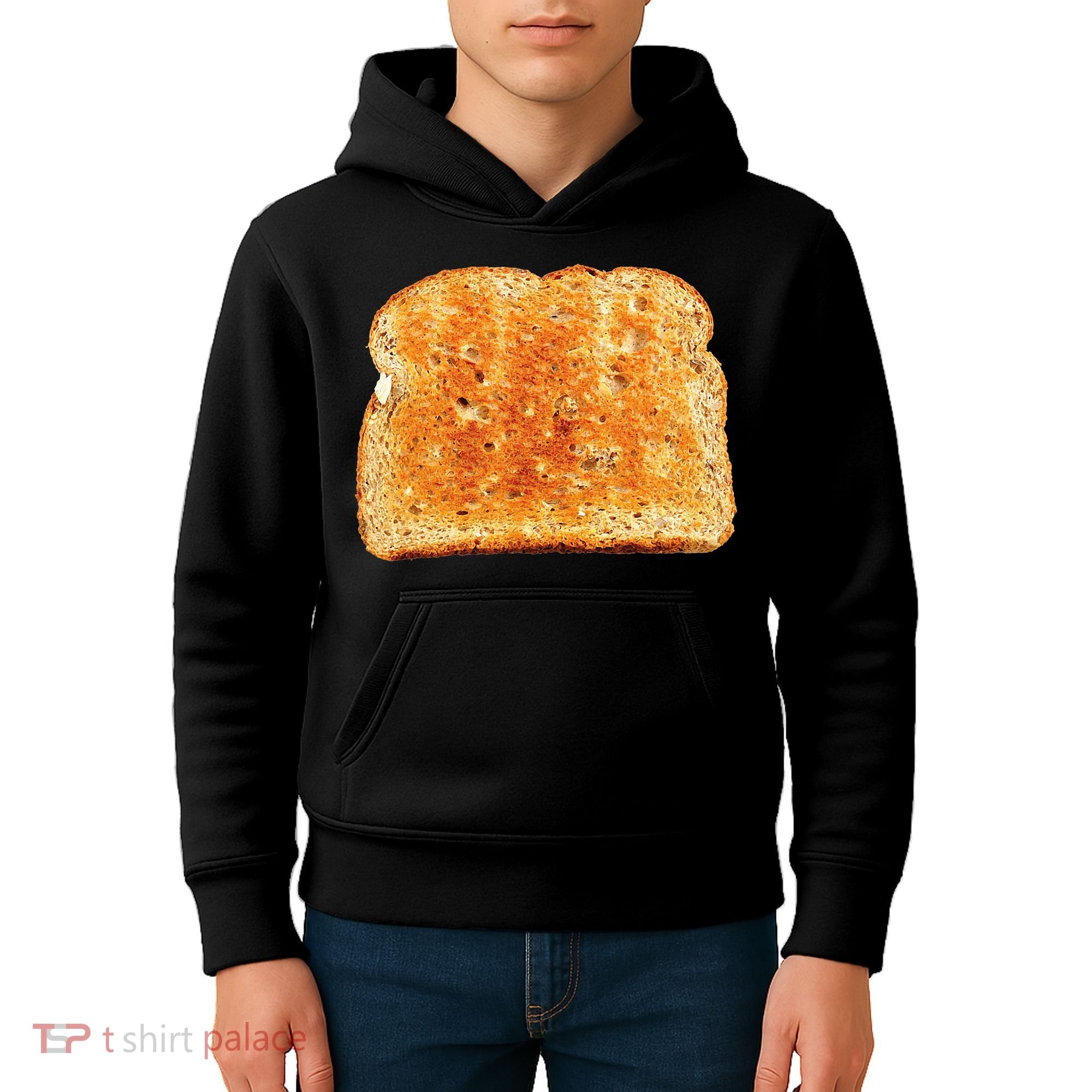 Toast Bread Costume  Funny halloween Kids Hoodie