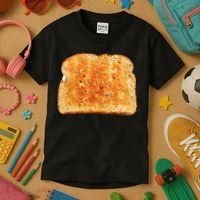 Toast Bread Costume  Funny halloween Kids T-Shirt thumb 3