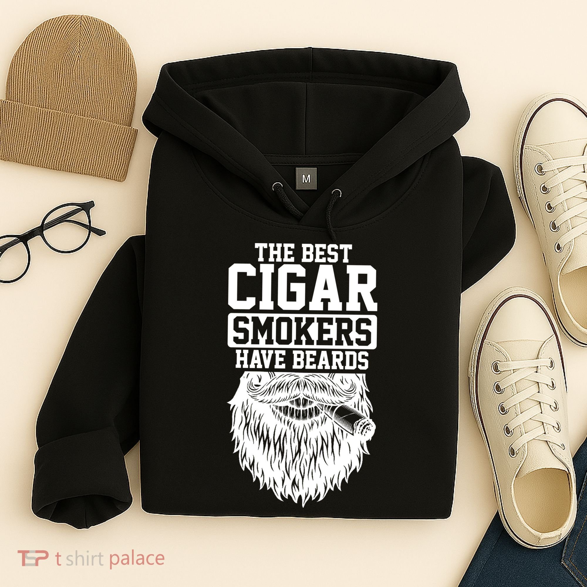The Best Cigar Smokers Have Beards Cigar Smoker Hoodie