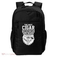 The Best Cigar Smokers Have Beards Cigar Smoker Backpack thumb 0