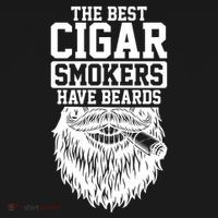 The Best Cigar Smokers Have Beards Cigar Smoker Mousepad thumb 1