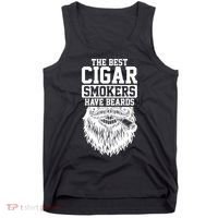 The Best Cigar Smokers Have Beards Cigar Smoker Tank Top thumb 0