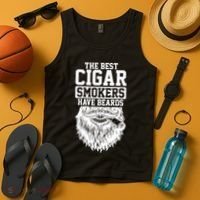 The Best Cigar Smokers Have Beards Cigar Smoker Tank Top thumb 4