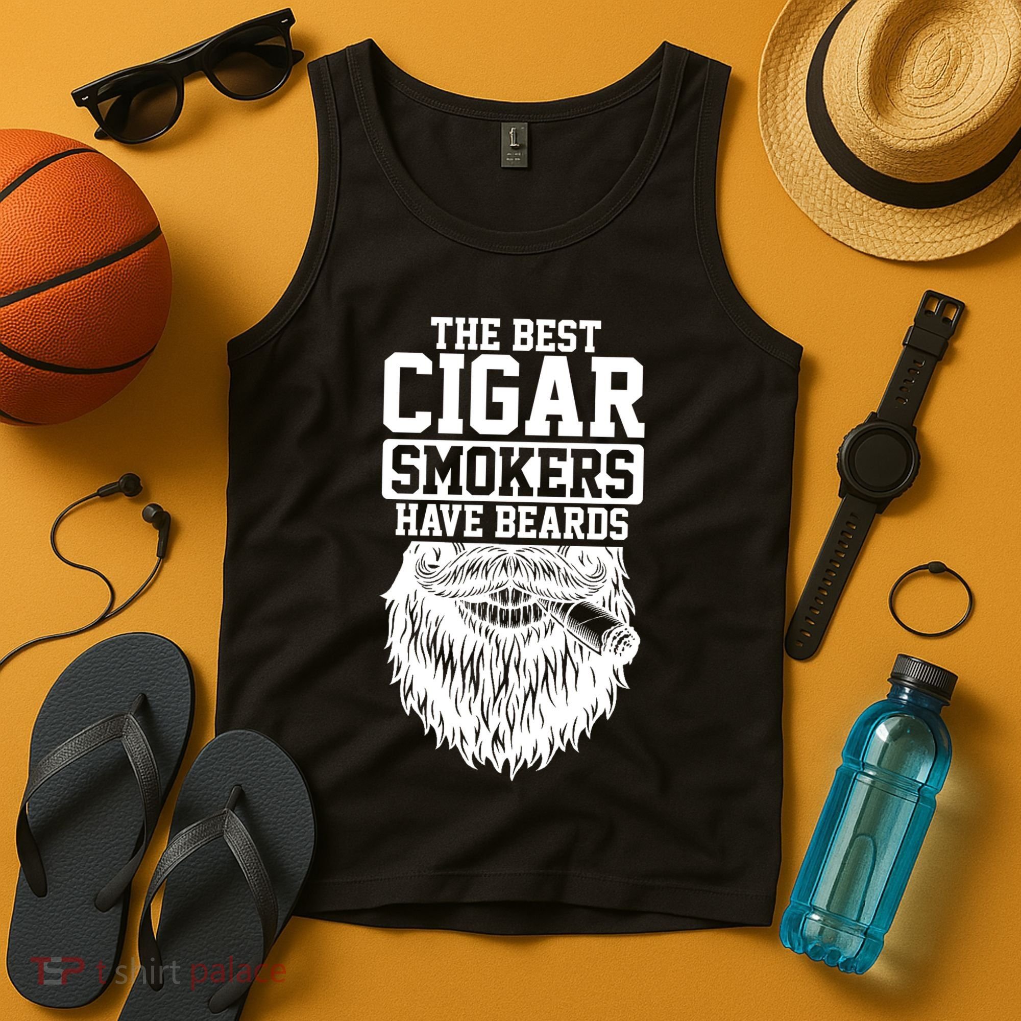 The Best Cigar Smokers Have Beards Cigar Smoker Tank Top