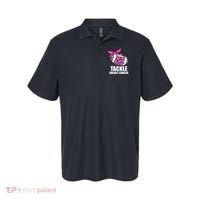Tackle Breast Cancer Pink Leopard Football Polo thumb 0