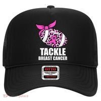 Tackle Breast Cancer Pink Leopard Football Hat thumb 0