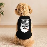 The Best Cigar Smokers Have Beards Cigar Bearded Dad Doggie Tank thumb 2