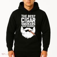 The Best Cigar Smokers Have Beards Cigar Bearded Dad Hoodie thumb 2