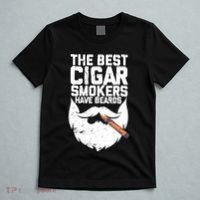 The Best Cigar Smokers Have Beards Cigar Bearded Dad T-Shirt thumb 5
