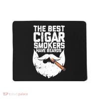 The Best Cigar Smokers Have Beards Cigar Bearded Dad Mousepad thumb 0