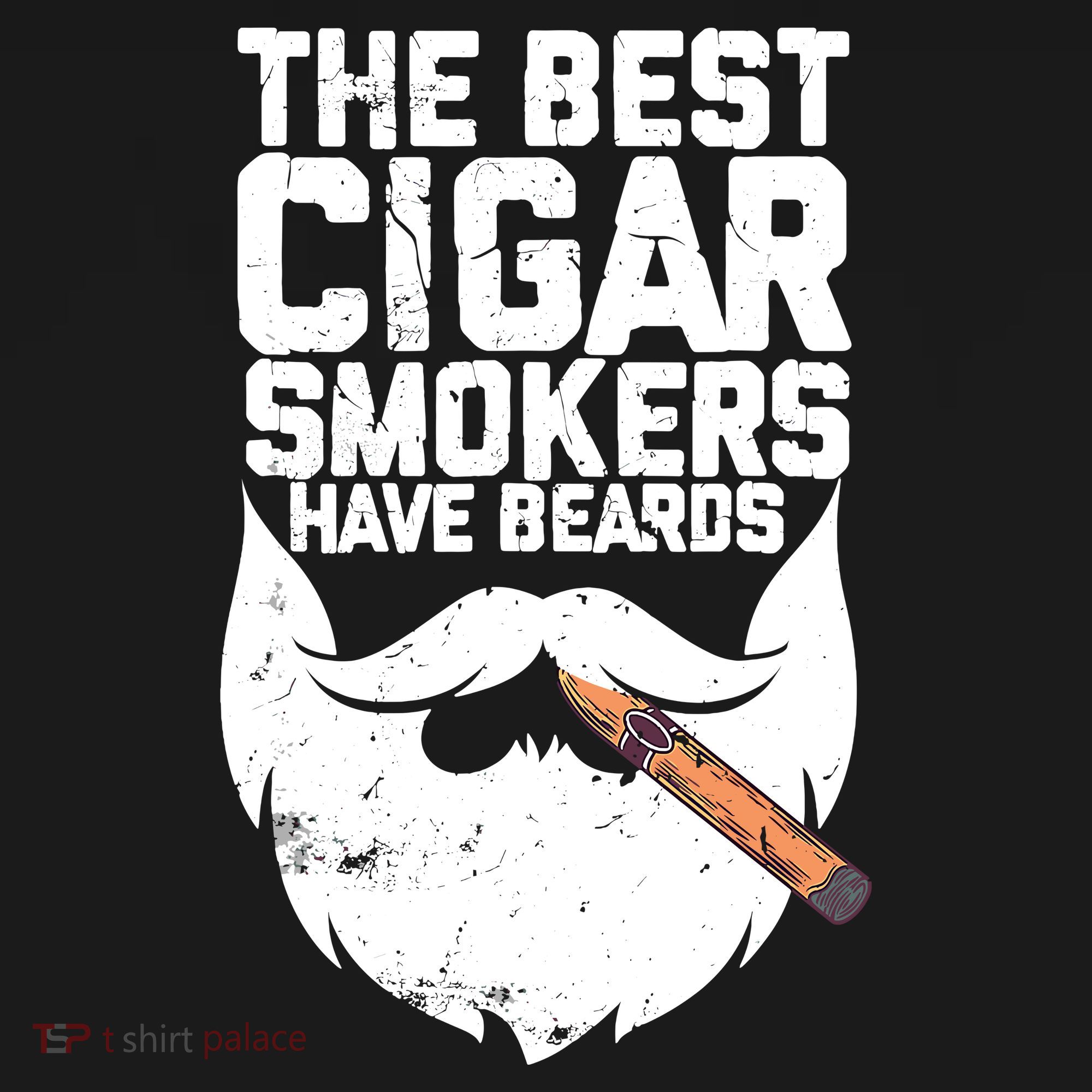 The Best Cigar Smokers Have Beards Cigar Bearded Dad Ornament