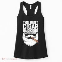 The Best Cigar Smokers Have Beards Cigar Bearded Dad Women's Tank Top thumb 0
