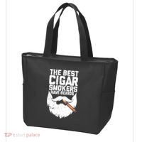 The Best Cigar Smokers Have Beards Cigar Bearded Dad Tote Bag thumb 3