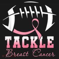 Tackle Breast Cancer Awareness Football Pink Ribbon Boys T-Shirt thumb 7