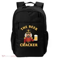 The Beer Cracker Funny Nutcracker Christmas Backpack thumb 0