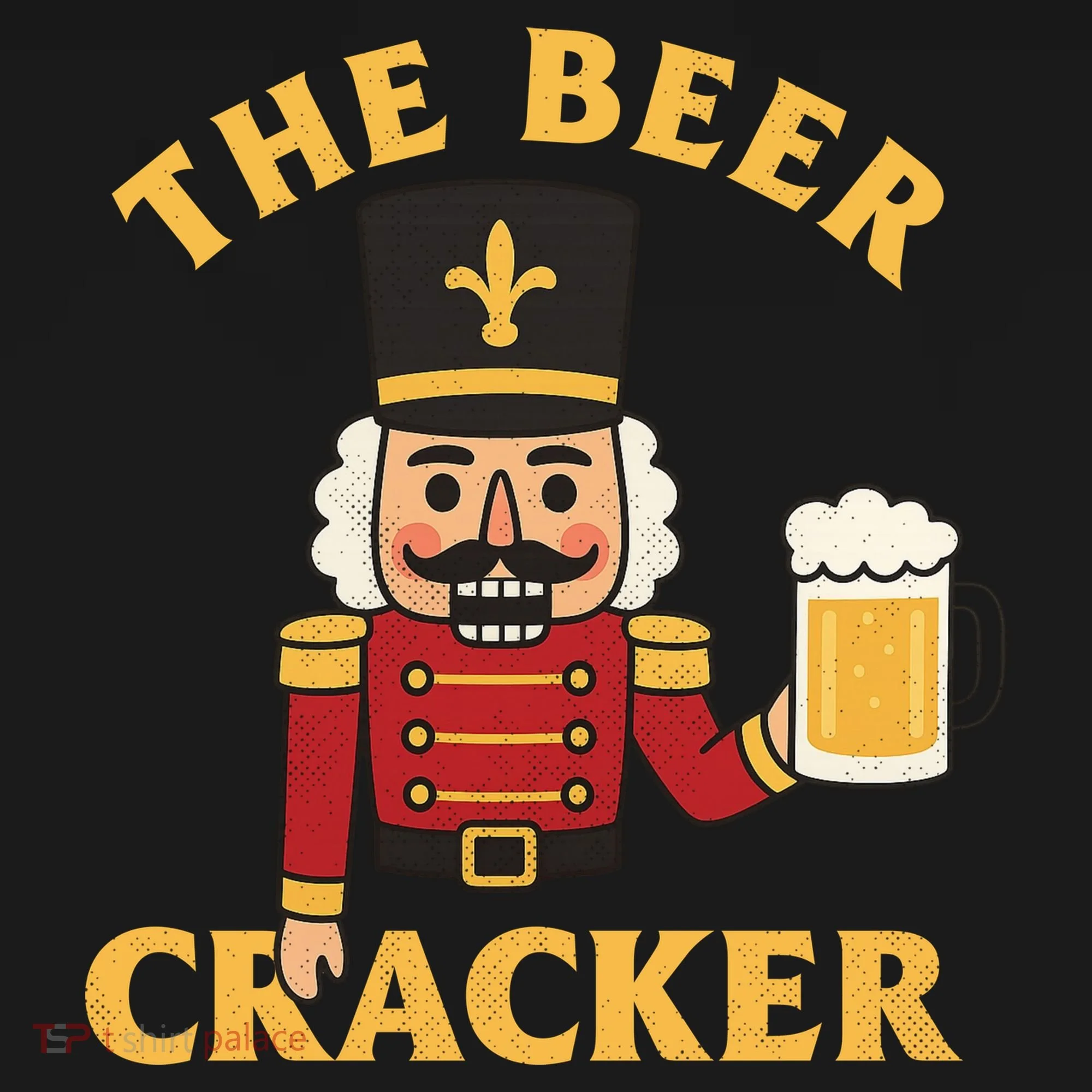 The Beer Cracker Funny Nutcracker Christmas Bucket Hat