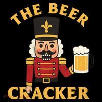 The Beer Cracker Funny Nutcracker Christmas Women's Hoodie thumb 2