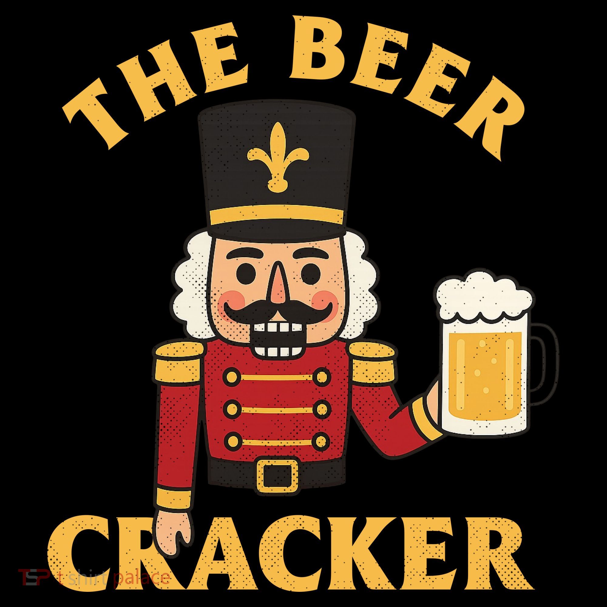 The Beer Cracker Funny Nutcracker Christmas Women's Hoodie