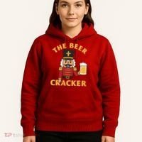 The Beer Cracker Funny Nutcracker Christmas Hoodie thumb 5