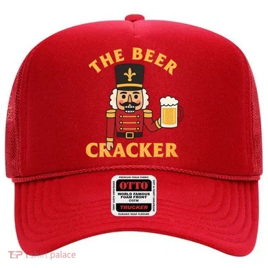 The Beer Cracker Funny Nutcracker Christmas Hat