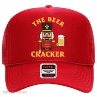 The Beer Cracker Funny Nutcracker Christmas Hat thumb 0