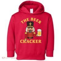 The Beer Cracker Funny Nutcracker Christmas Toddler Hoodie thumb 0