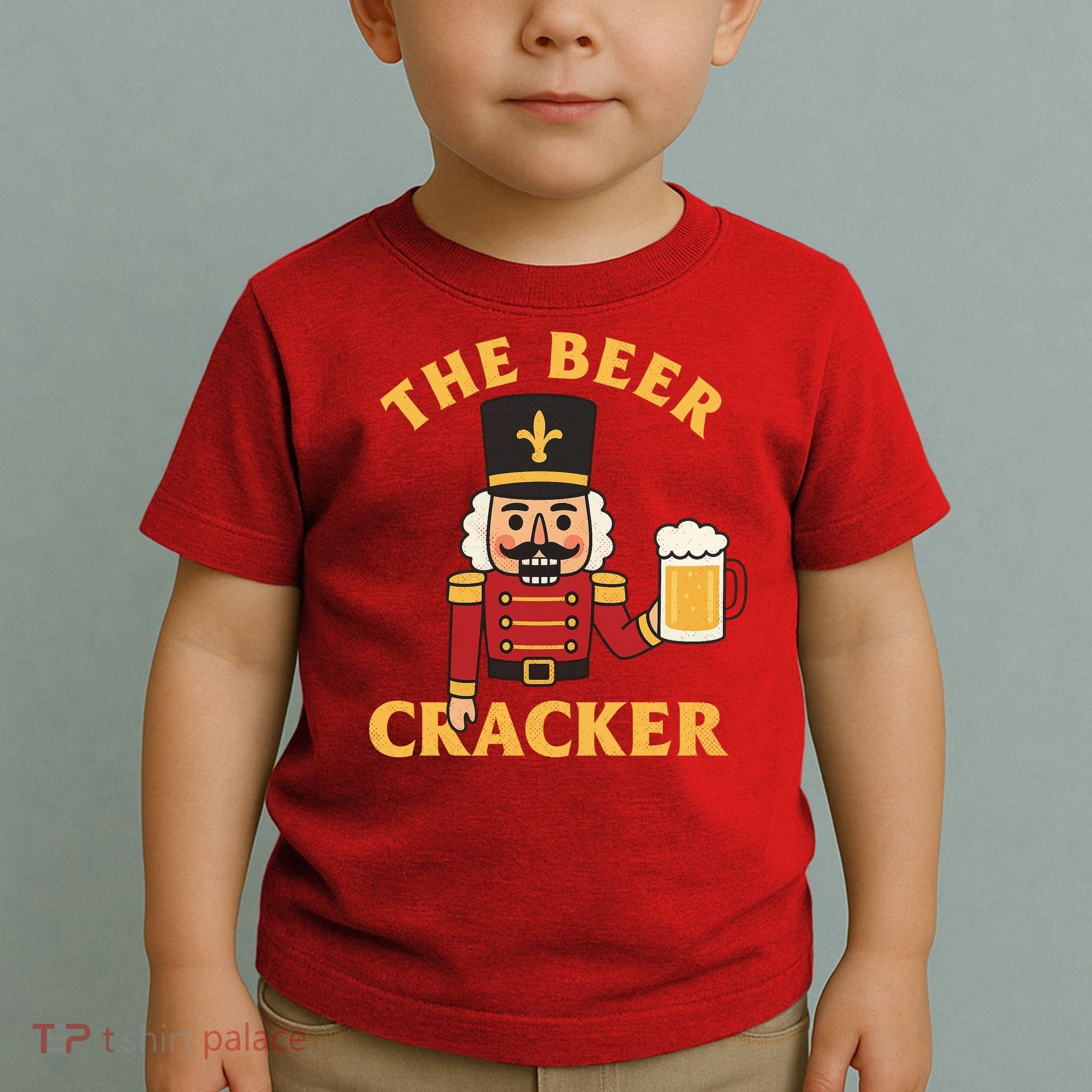 The Beer Cracker Funny Nutcracker Christmas Toddler T-Shirt