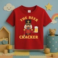 The Beer Cracker Funny Nutcracker Christmas Toddler T-Shirt thumb 3