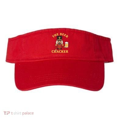 The Beer Cracker Funny Nutcracker Christmas Visor