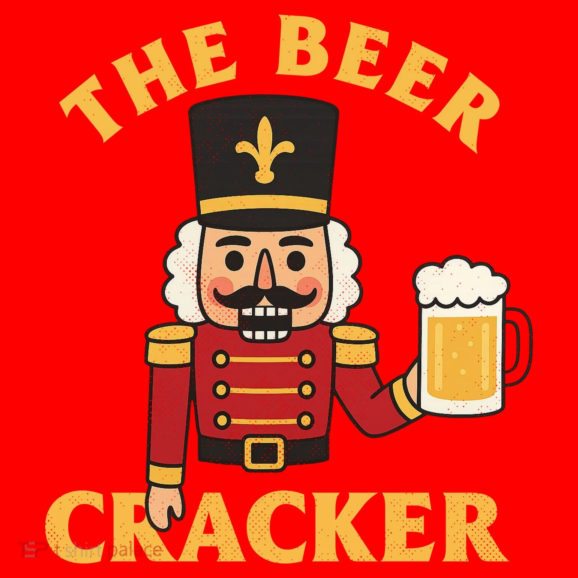 The Beer Cracker Funny Nutcracker Christmas Visor