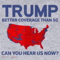 Trump Better Coverage Than 5g Can You Hear Us Now 2024 Women's Sweatshirt thumb 2