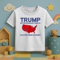 Trump Better Coverage Than 5g Can You Hear Us Now 2024 Toddler T-Shirt thumb 3