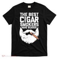 The Best Cigar Smokers Have Beards Cigar Bearded Dad T-Shirt thumb 0