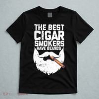 The Best Cigar Smokers Have Beards Cigar Bearded Dad T-Shirt thumb 5