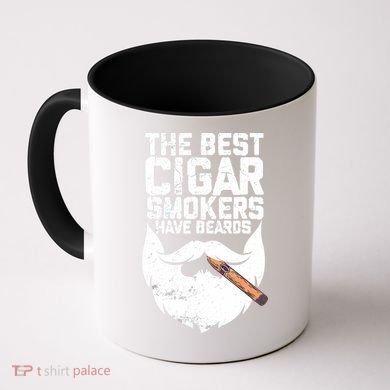 The Best Cigar Smokers Have Beards Cigar Bearded Dad Coffee Mug