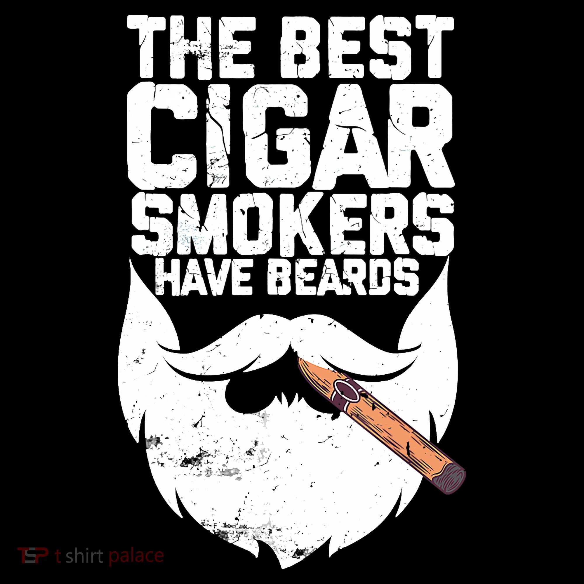 The Best Cigar Smokers Have Beards Cigar Bearded Dad Women's Hoodie