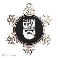 The Best Cigar Smokers Have Beards Cigar Bearded Dad Ornament thumb 0