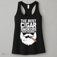 The Best Cigar Smokers Have Beards Cigar Bearded Dad Women's Tank Top thumb 3