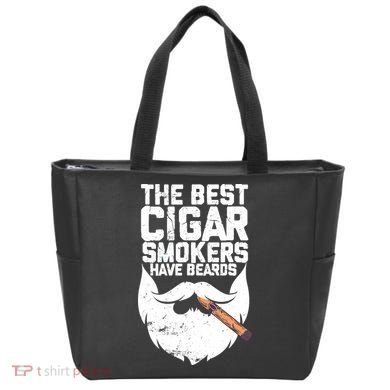 The Best Cigar Smokers Have Beards Cigar Bearded Dad Tote Bag