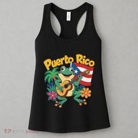 Taino Boricua Coqui Frog Symbol Puerto Rico Coqui Women's Tank Top thumb 3