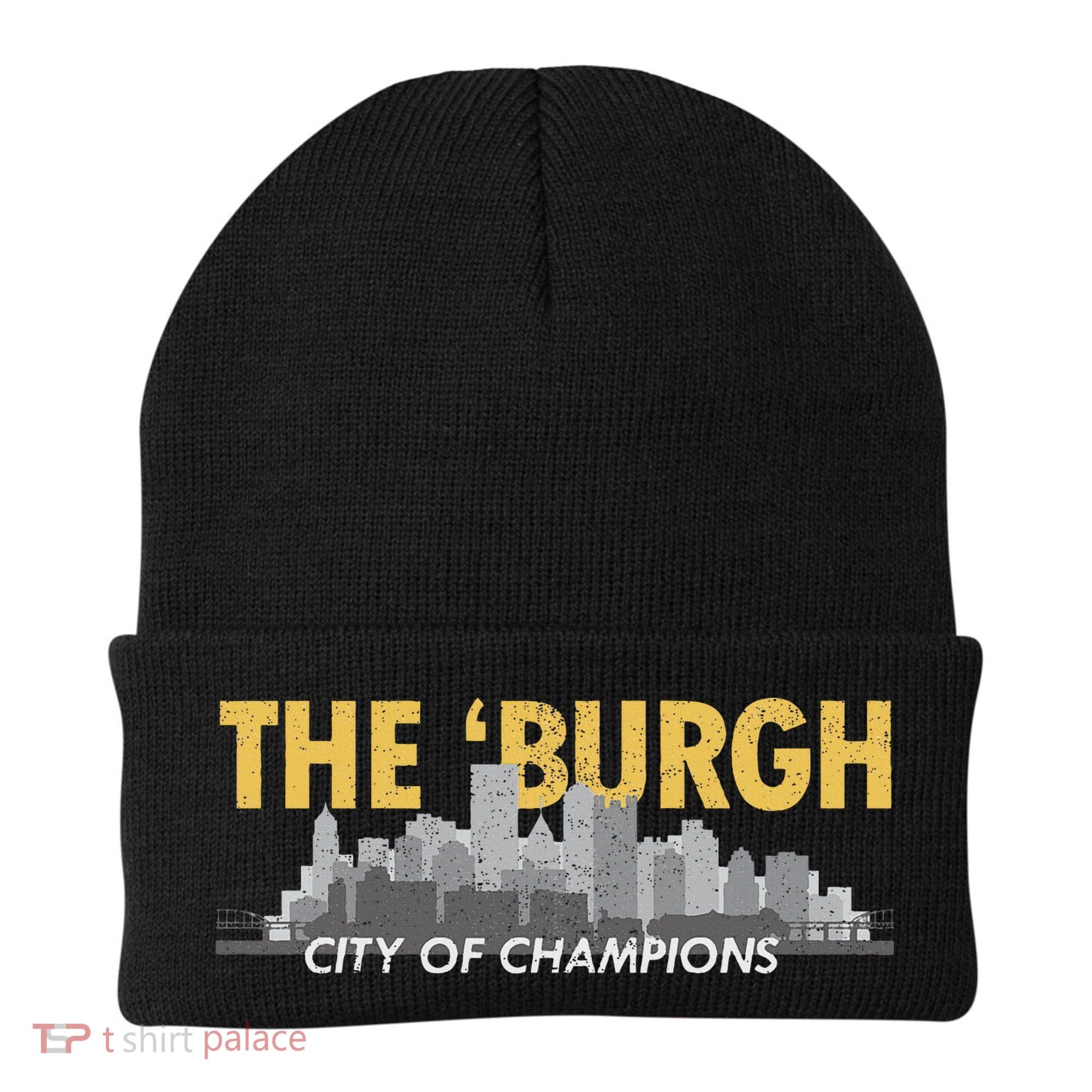 The Burgh City of Champions Retro Pittsburgh Beanie