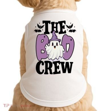 The Boo Crew Cute Halloween Ghost Doggie Tank