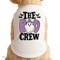 The Boo Crew Cute Halloween Ghost Doggie Tank thumb 0