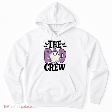 The Boo Crew Cute Halloween Ghost Hoodie