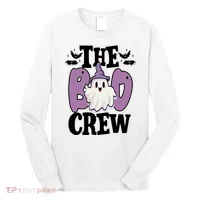 The Boo Crew Cute Halloween Ghost Long Sleeve Shirt thumb 0