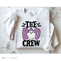 The Boo Crew Cute Halloween Ghost Sweatshirt thumb 2