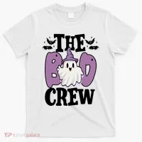The Boo Crew Cute Halloween Ghost T-Shirt thumb 0
